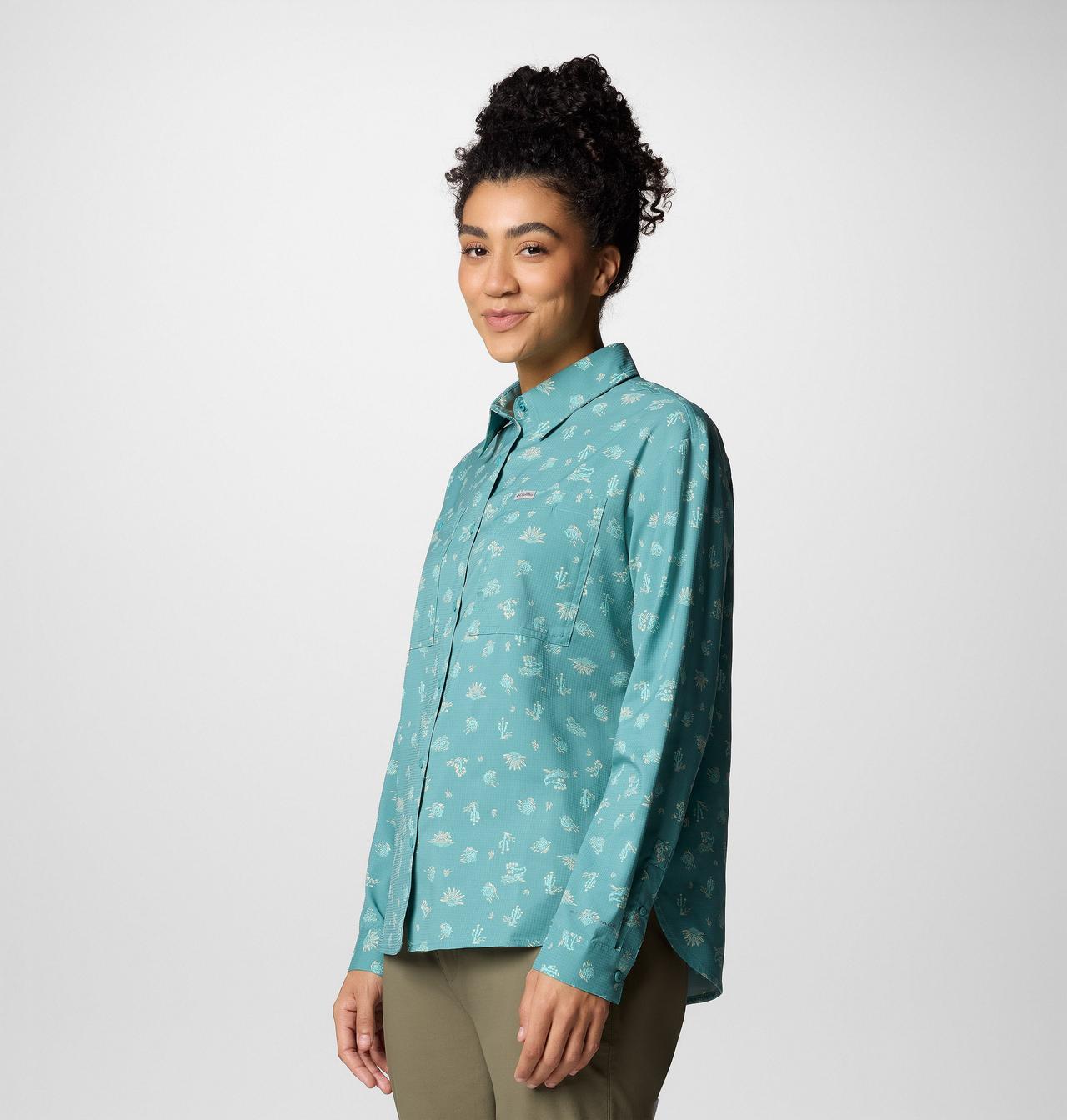 Women's Silver Ridge™ Utility Patterned Long Sleeve Shirt 3