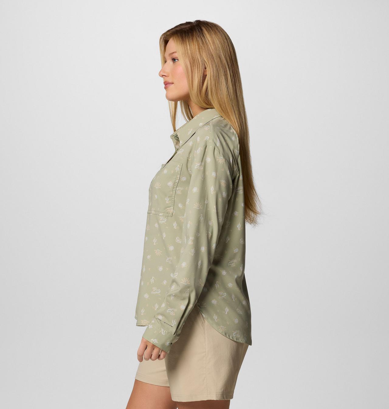 Women's Silver Ridge™ Utility Patterned Long Sleeve Shirt 3
