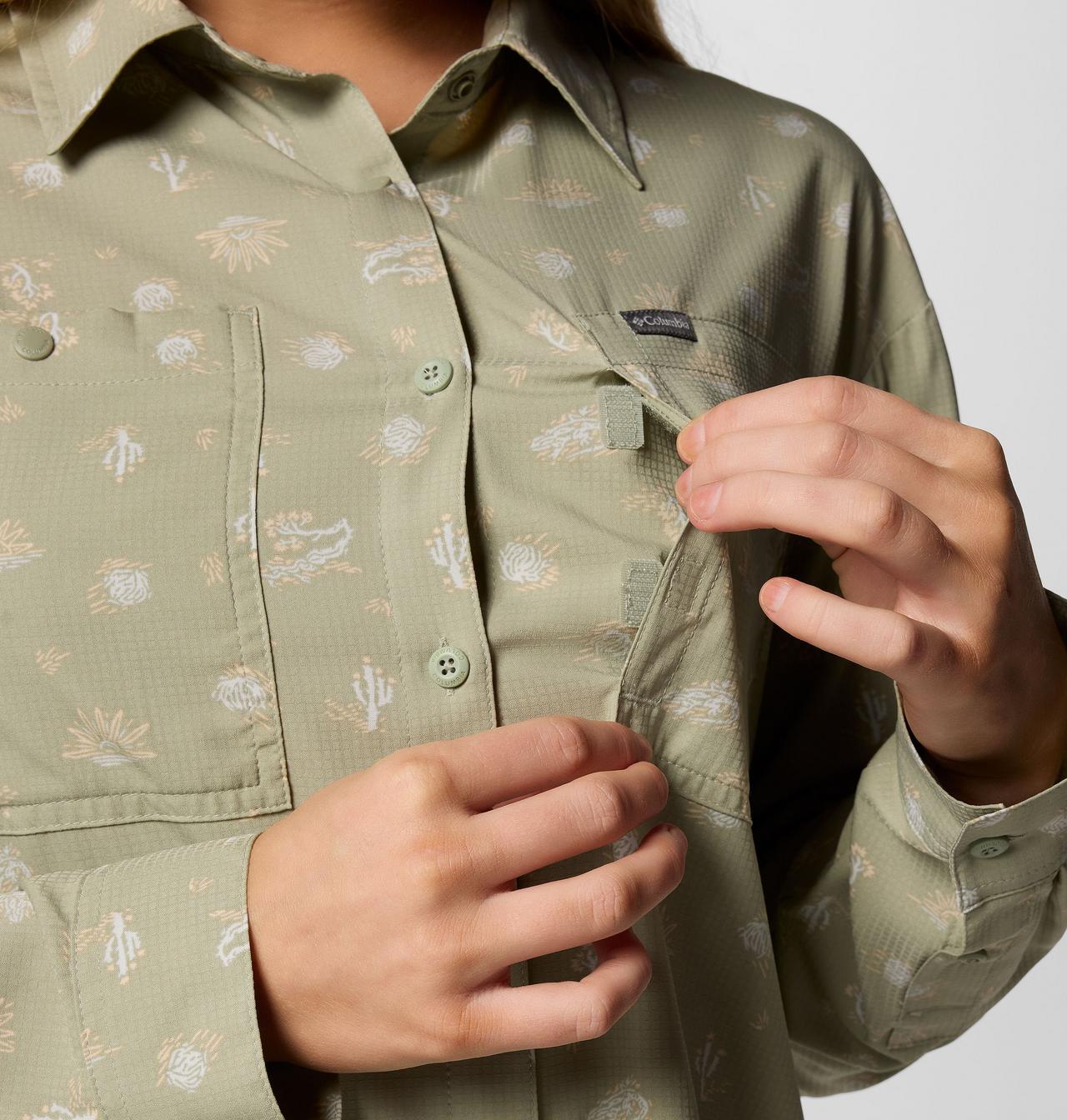 Women's Silver Ridge™ Utility Patterned Long Sleeve Shirt 5