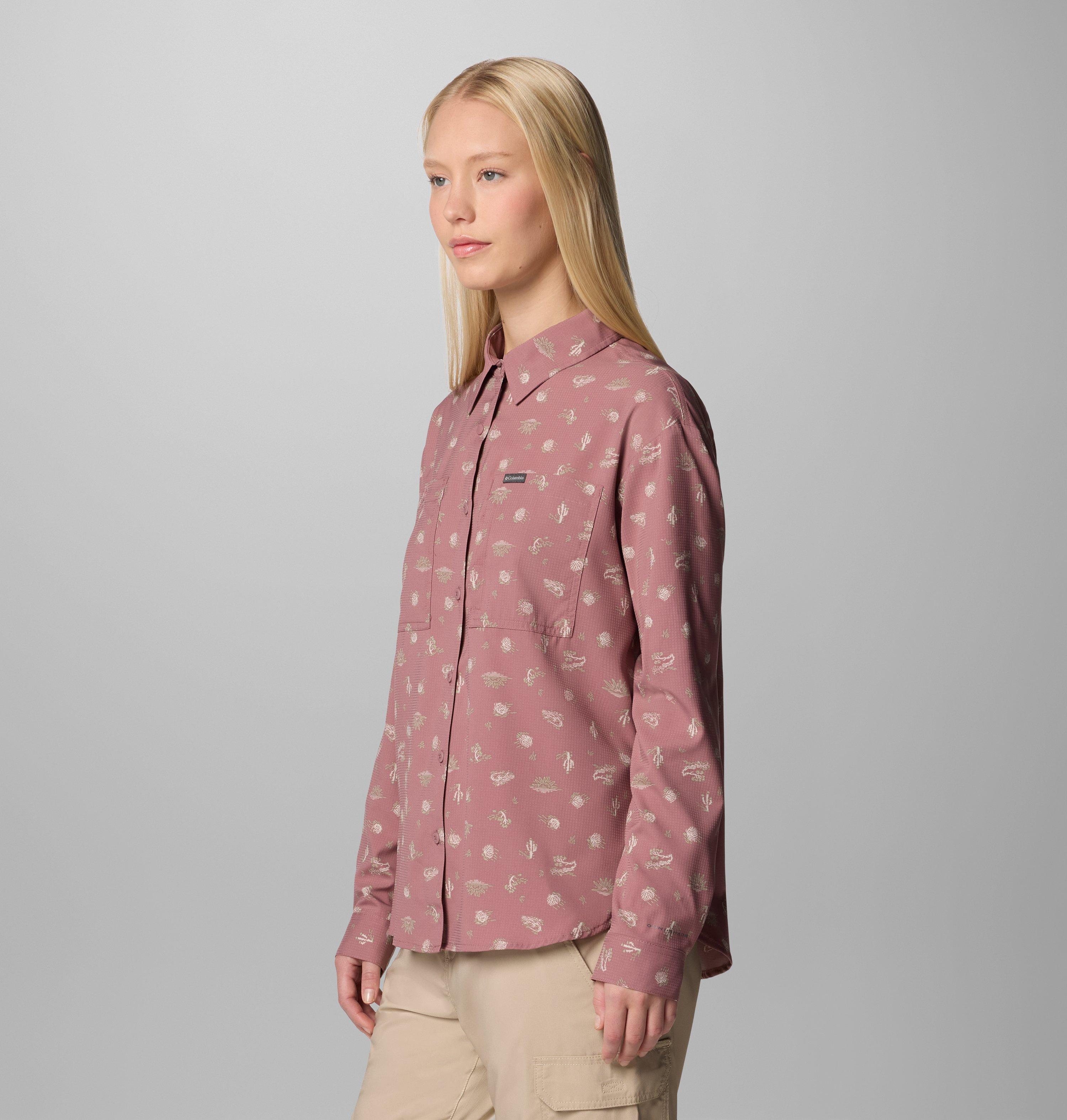 Women's Silver Ridge Utility Patterned Long Sleeve Shirt 3