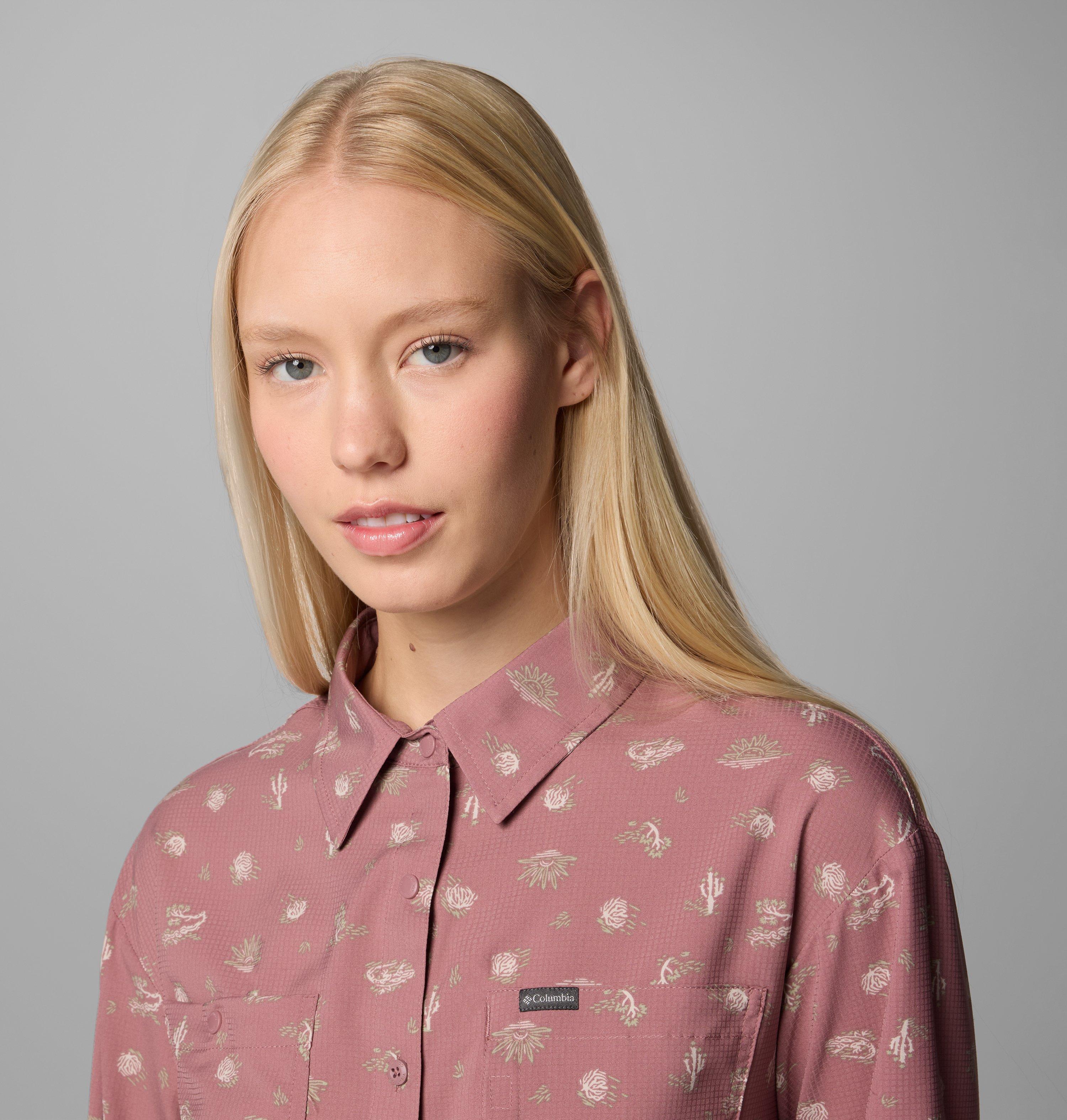 Women's Silver Ridge Utility Patterned Long Sleeve Shirt 4