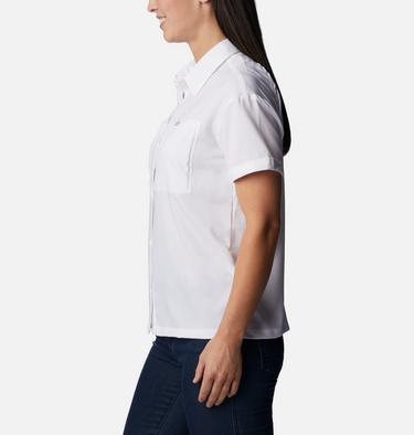 Women's Silver Ridge Utility Short Sleeve Shirt, Color: White, image 11