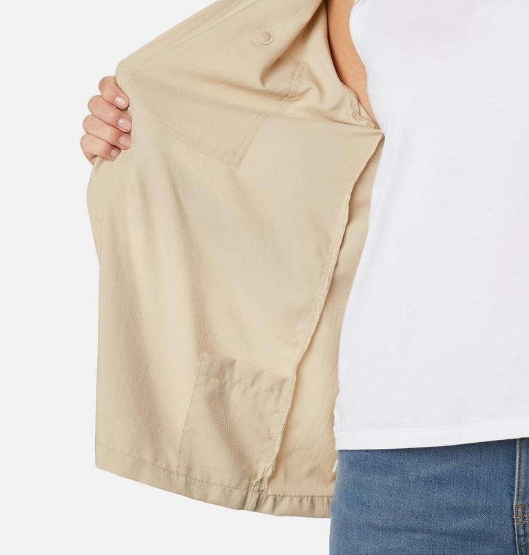 Camisa de manga corta Silver Ridge Utility para mujer, Color: Ancient Fossil, image 6