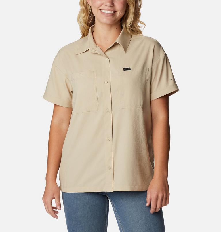 Camisa de manga corta Silver Ridge Utility para mujer, Color: Ancient Fossil, image 1