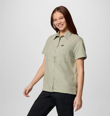 Women's Silver Ridge Utility Short Sleeve Shirt, Color: Safari, image 3