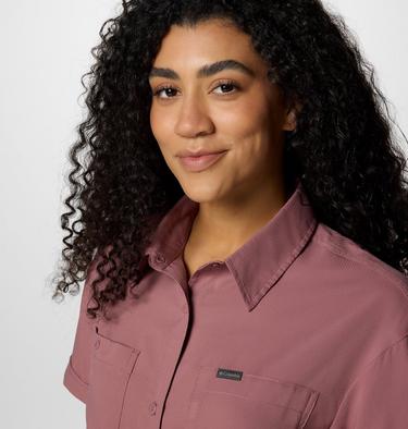 Women's Silver Ridge Utility Short Sleeve Shirt, Color: Fig, image 8