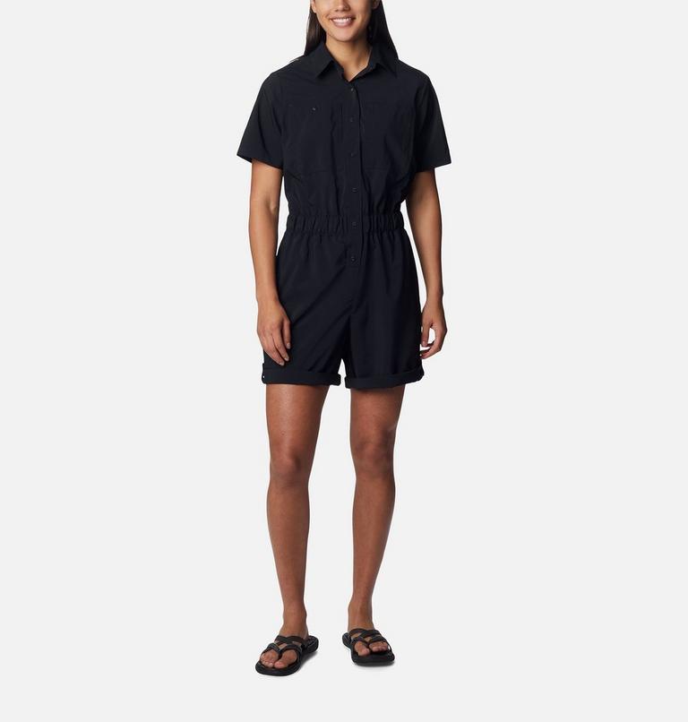 Women's Silver Ridge Utility Romper, Color: Black, image 1