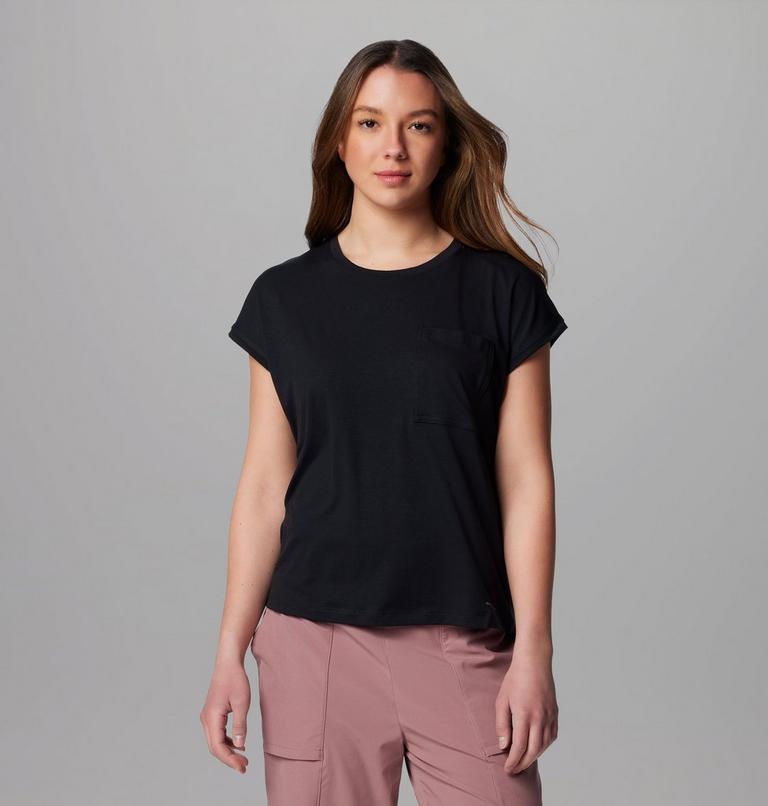 Women's Boundless Trek Technical T-Shirt, Color: Black, image 1