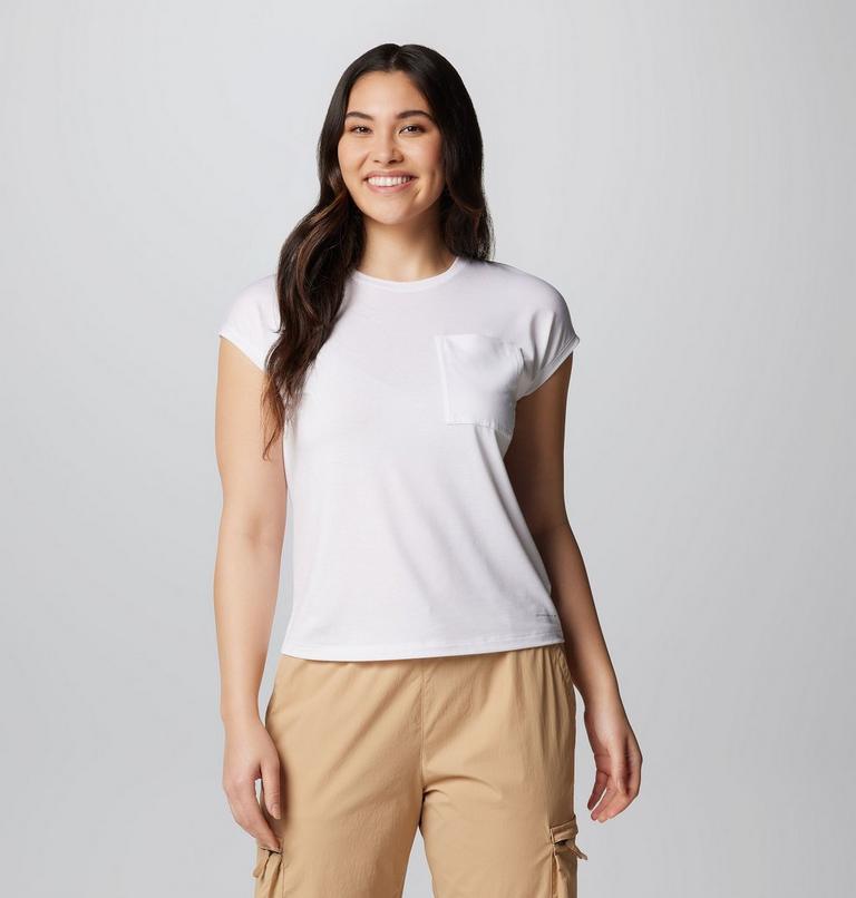 Women's Boundless Trek Technical T-Shirt, Color: White, image 1
