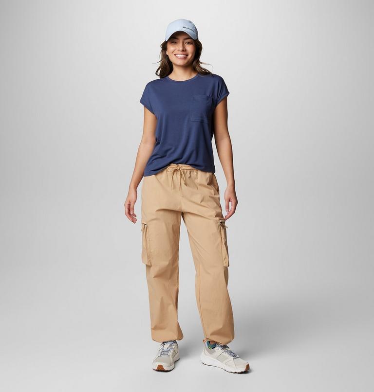 Women's Boundless Trek Technical T-Shirt, Color: Nocturnal, image 3