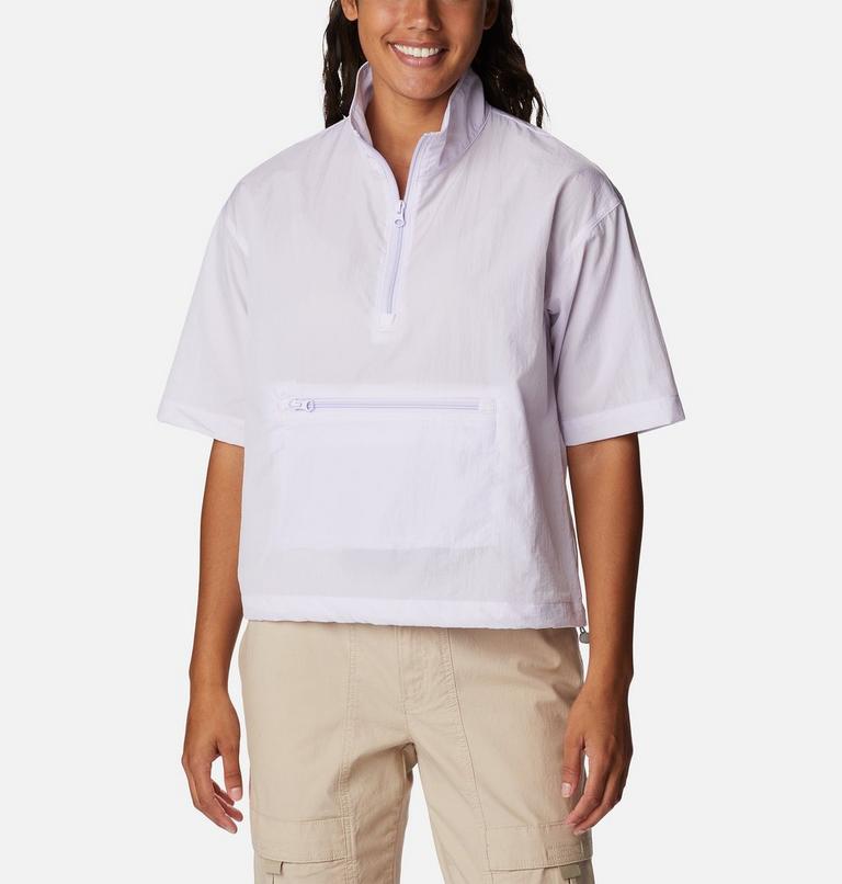 Women's  Boundless Trek Pullover Lightweight Jacket, Color: Purple Tint, image 1