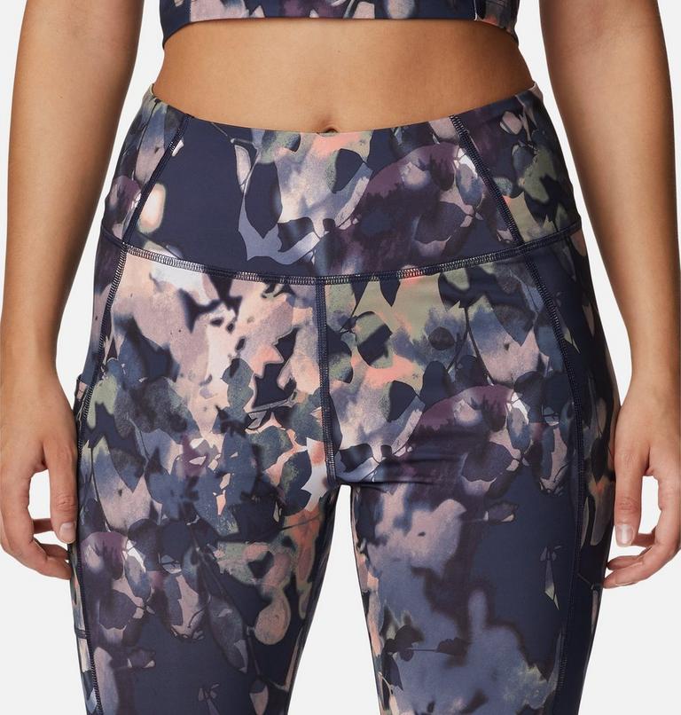 Women's Boundless Trek Leggings, Color: Nocturnal, Impressions, image 4