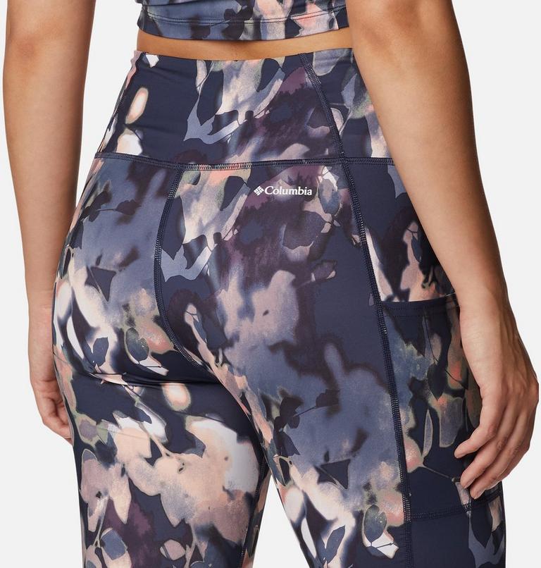 Women's Boundless Trek Leggings, Color: Nocturnal, Impressions, image 5