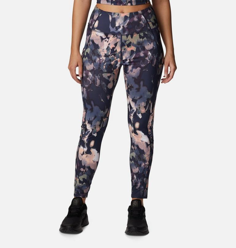 Women's Boundless Trek Leggings, Color: Nocturnal, Impressions, image 1