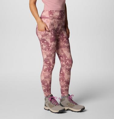 Leggings Boundless Trek da donna, Color: Eraser Pink Deco Camo, image 11