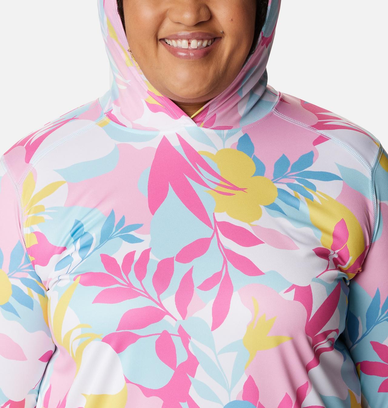 Women's Summerdry™ Long Sleeve Printed Hoodie - Plus Size 4
