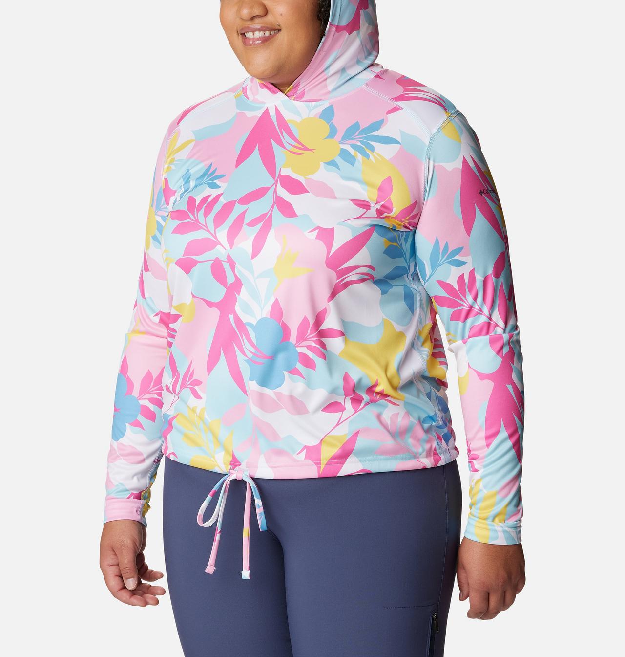 Women's Summerdry™ Long Sleeve Printed Hoodie - Plus Size 5