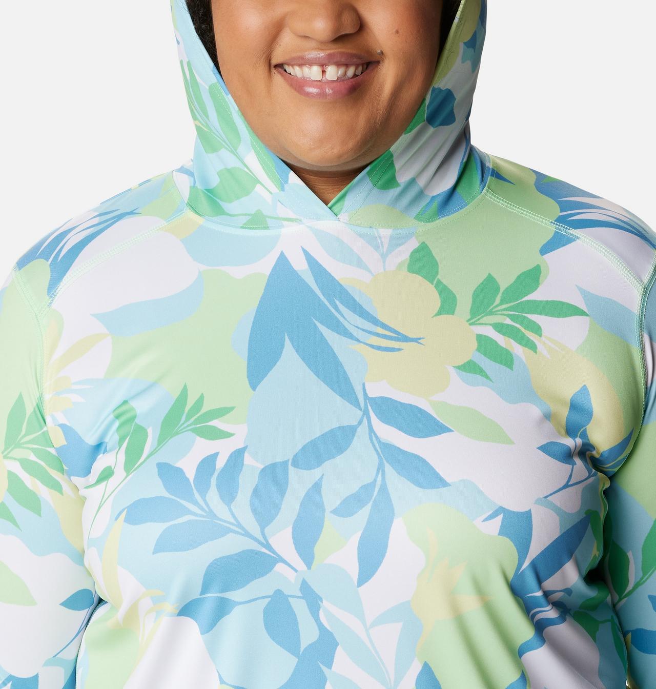 Women's Summerdry™ Long Sleeve Printed Hoodie - Plus Size 4