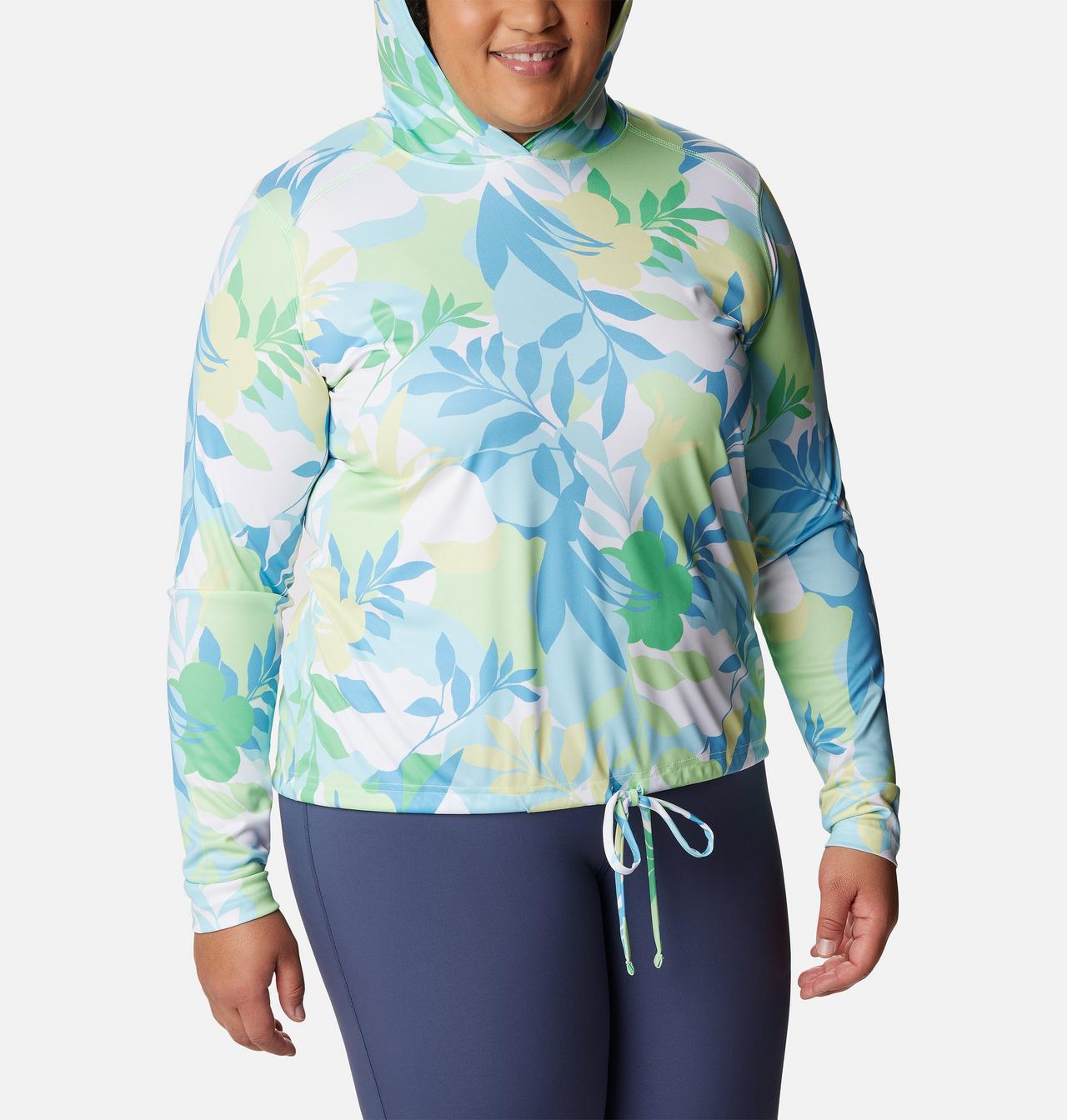 Women's Summerdry™ Long Sleeve Printed Hoodie - Plus Size 5