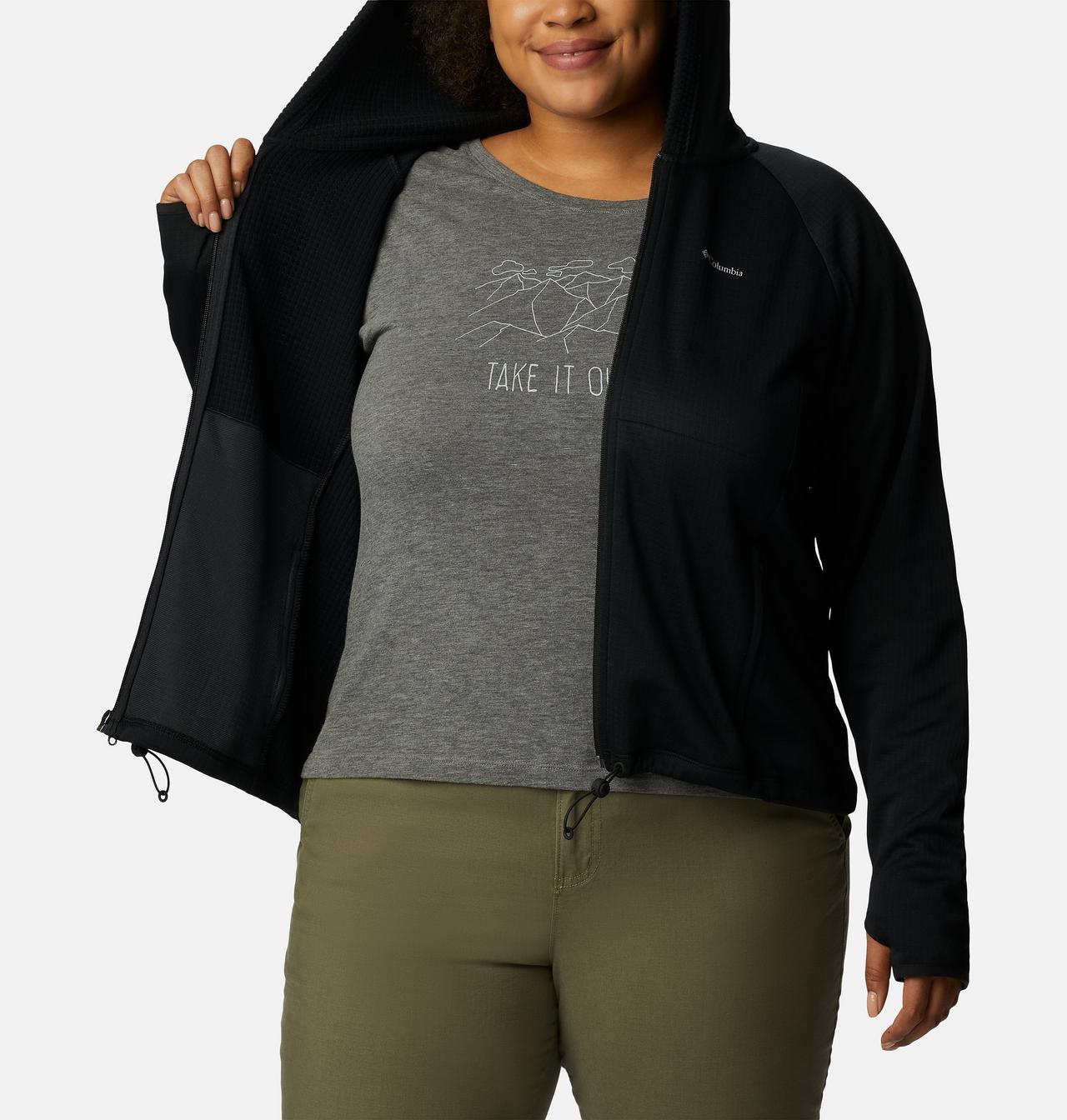 Women’s Boundless Trek™ Grid Fleece Jacket - Plus Size 5