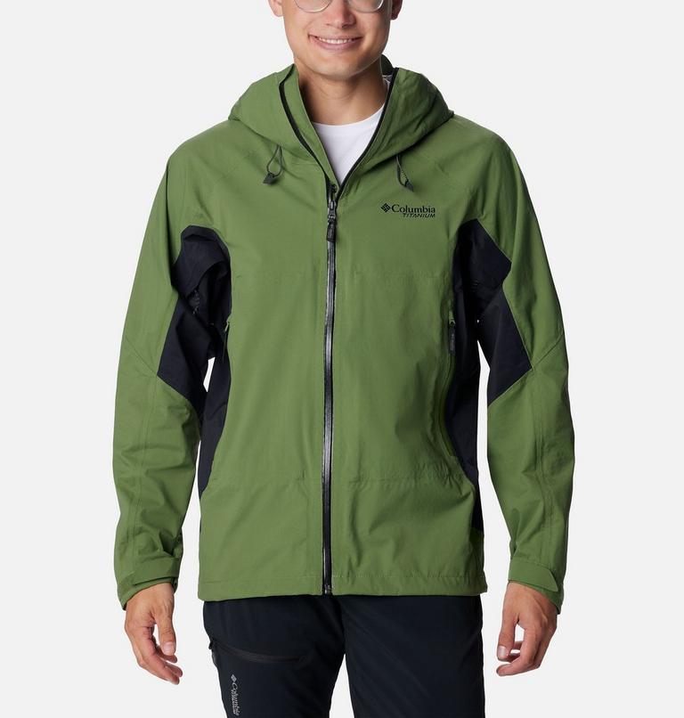Men's Mazama Trail Waterproof Jacket, Color: Canteen, Black, image 1