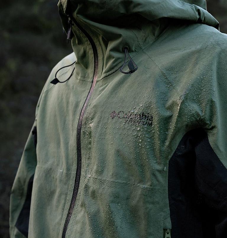 Men's Mazama Trail Waterproof Jacket, Color: Canteen, Black, image 13