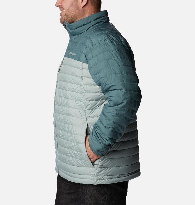Men's Silver Falls Packable Insulated Jacket - Extended size, Color: Niagara, Metal, image 3