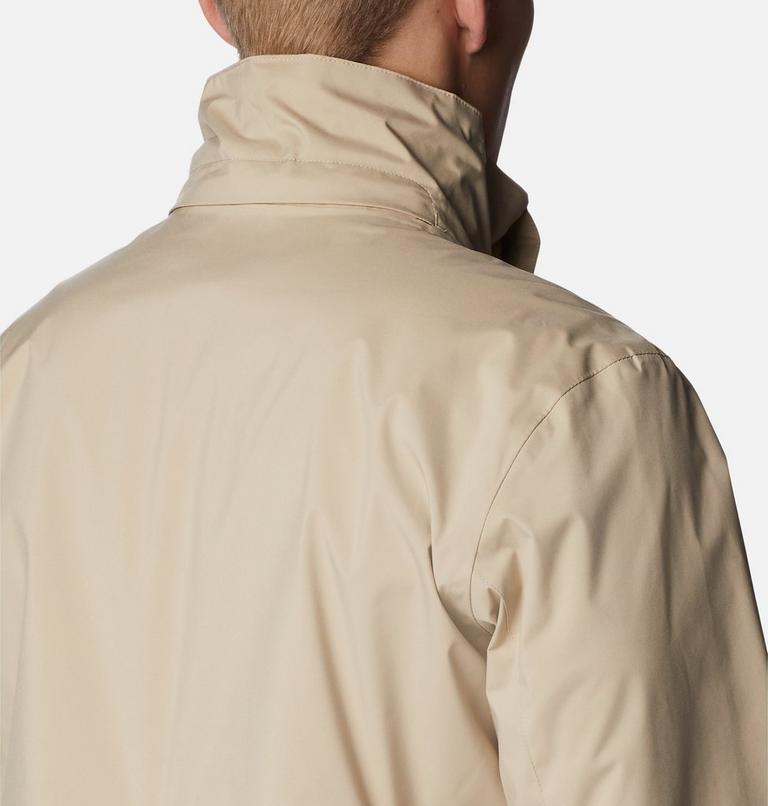Men's Wright Lake Waterproof Jacket, Color: Ancient Fossil, image 7