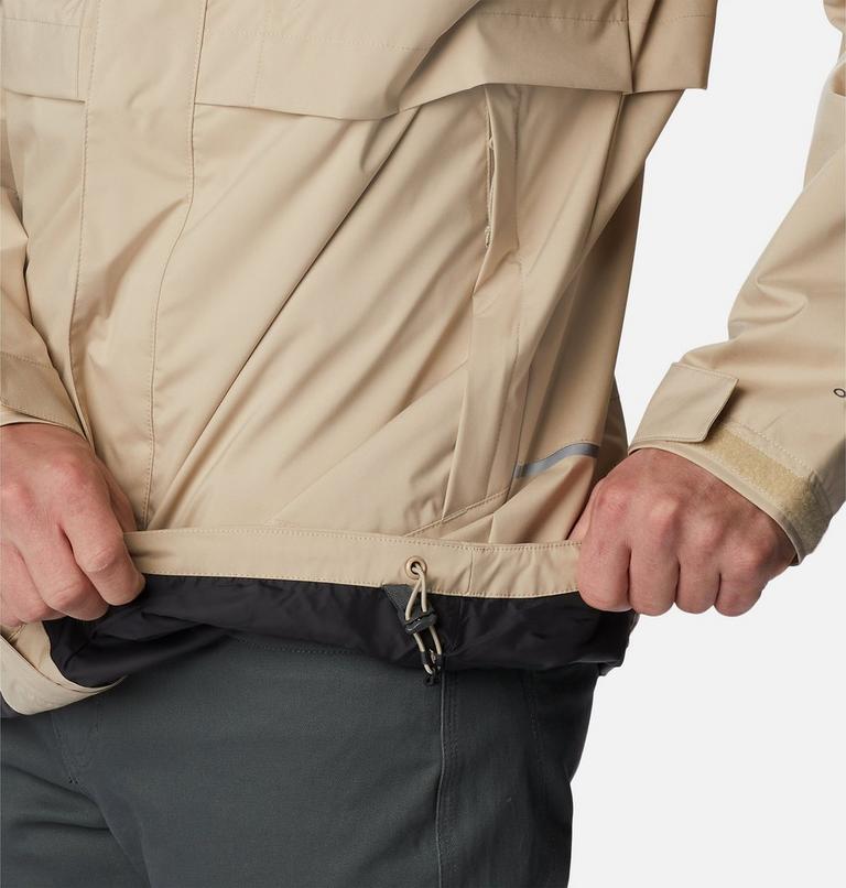 Men's Wright Lake Waterproof Jacket, Color: Ancient Fossil, image 8