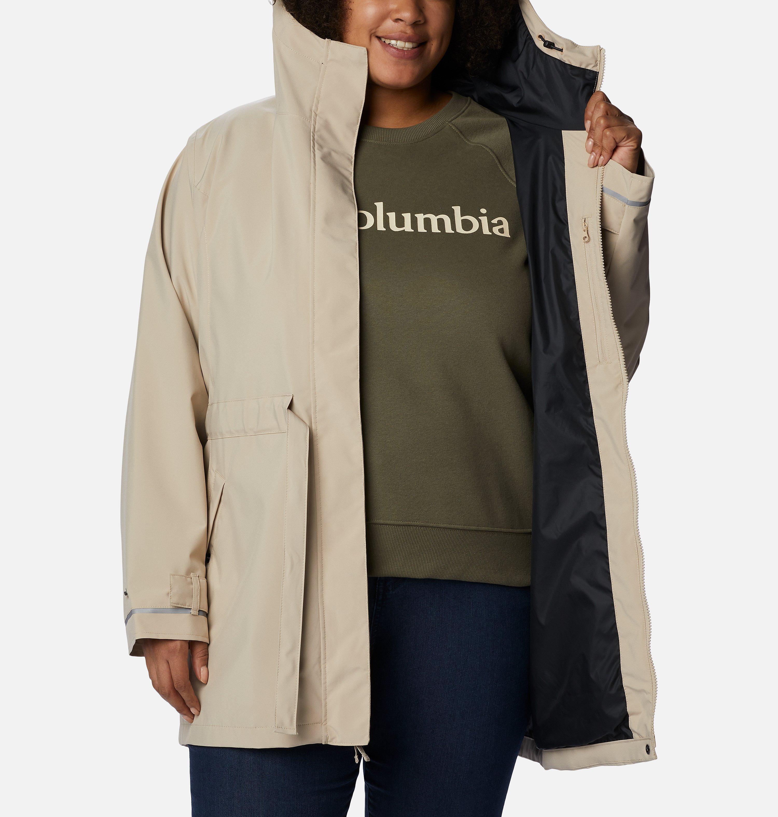 Women's Here And There™ Rain Trench II - Plus Size 5