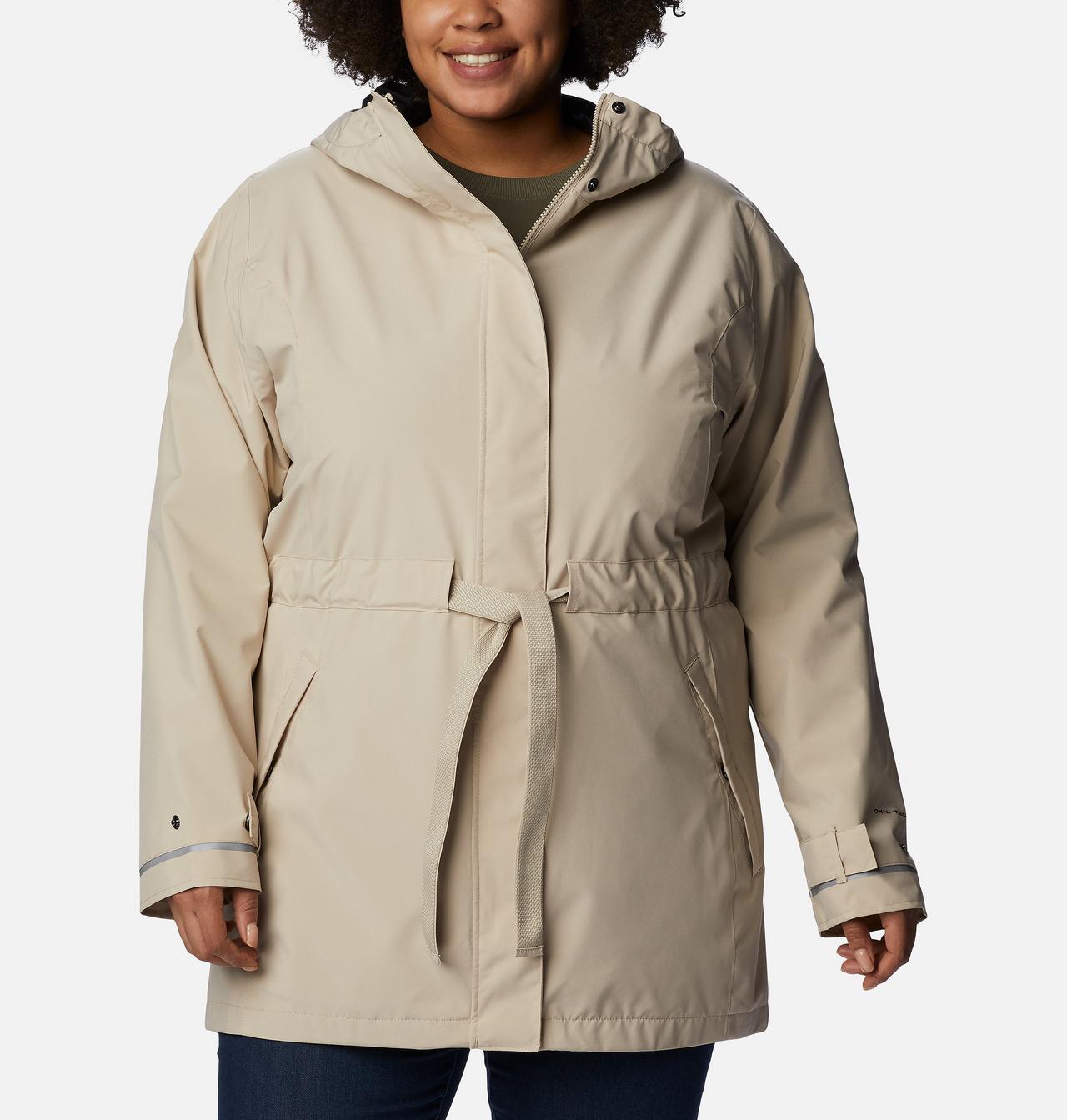 Women's Here And There™ Rain Trench II - Plus Size 1