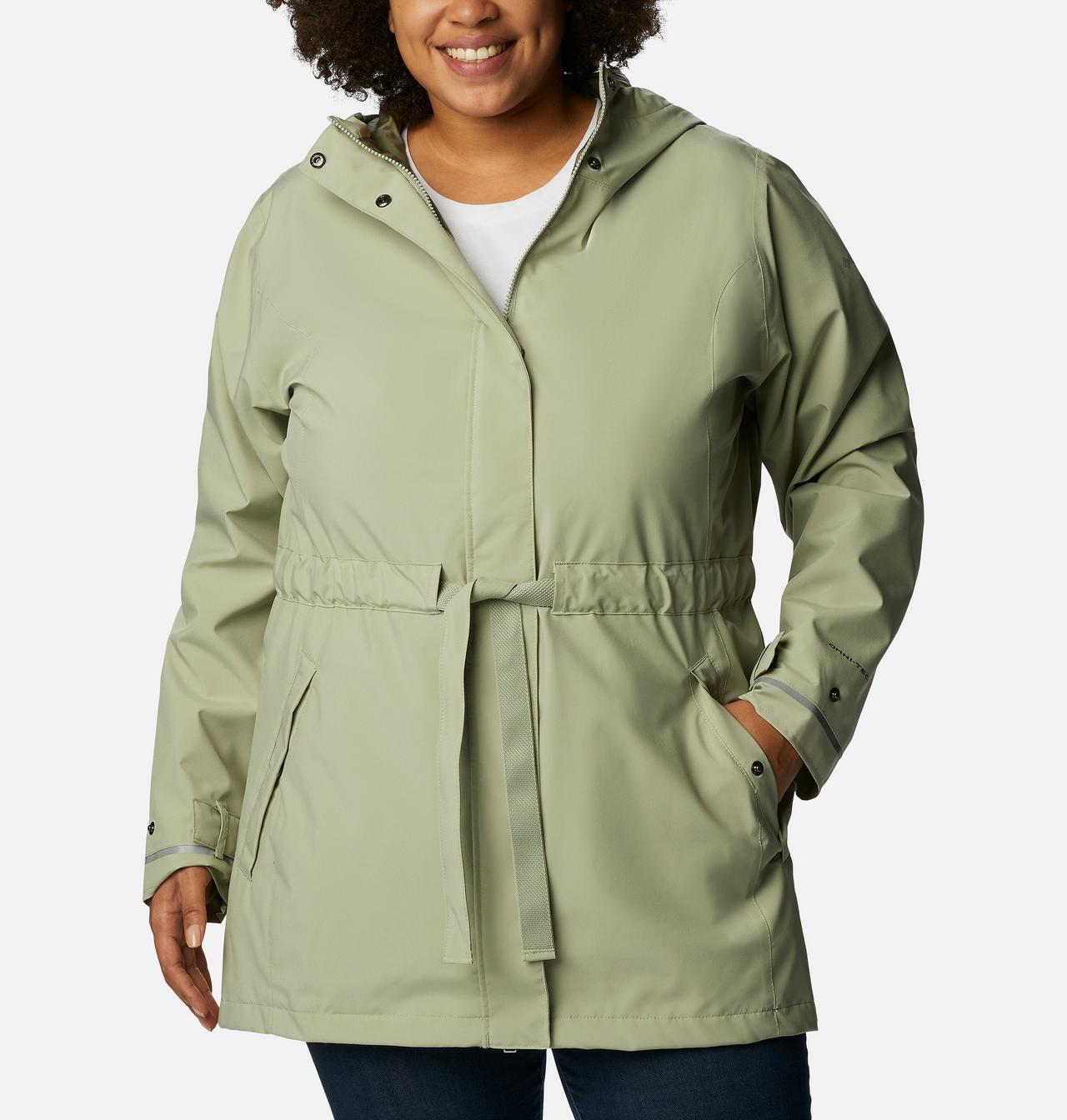 Women's Here And There™ Rain Trench II - Plus Size 1