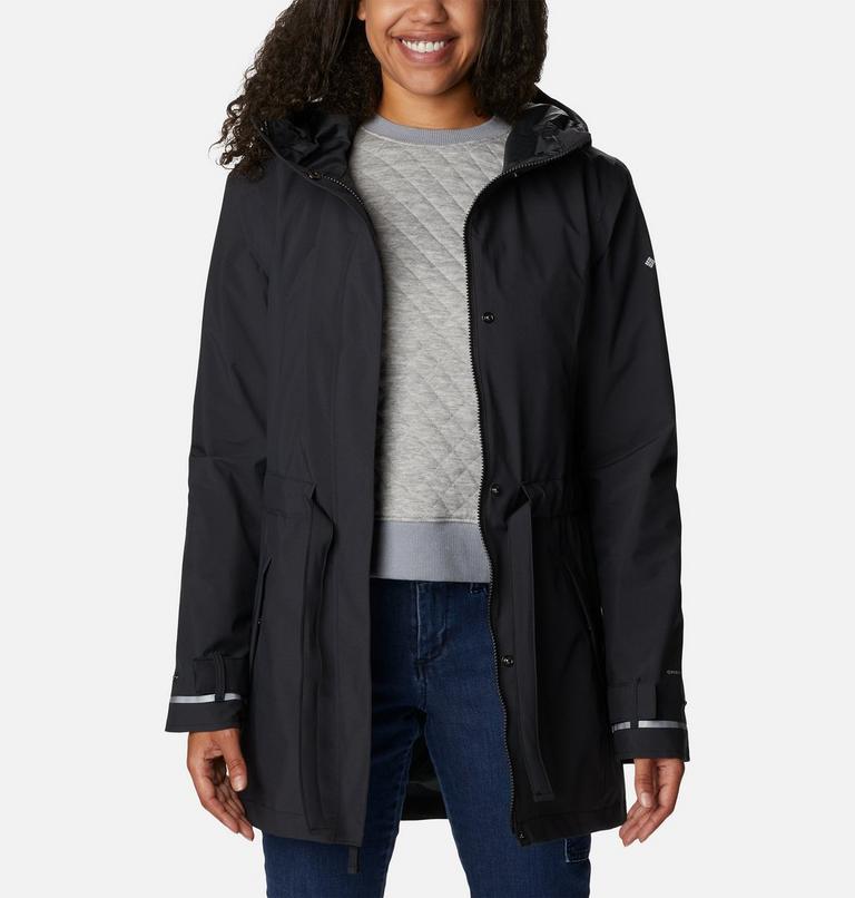 Gabardina impermeable Here and There II para mujer, Color: Black, image 6