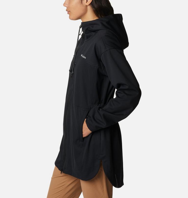 Women's Flora Park Softshell Jacket, Color: Black, image 3