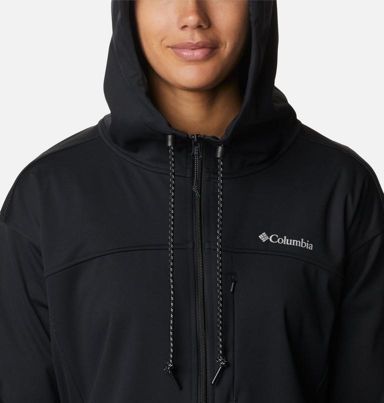 Women's Flora Park Softshell Jacket, Color: Black, image 4
