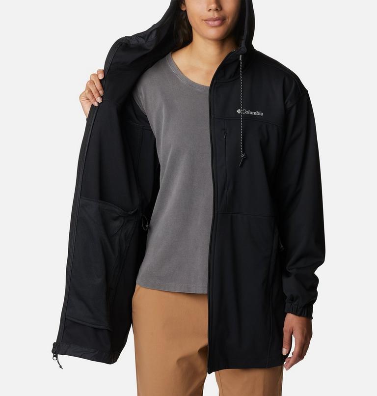 Women's Flora Park Softshell Jacket, Color: Black, image 5