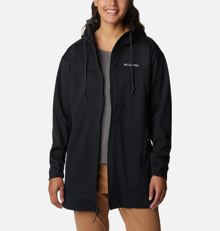 Women's Flora Park Softshell Jacket, Color: Black, image 6