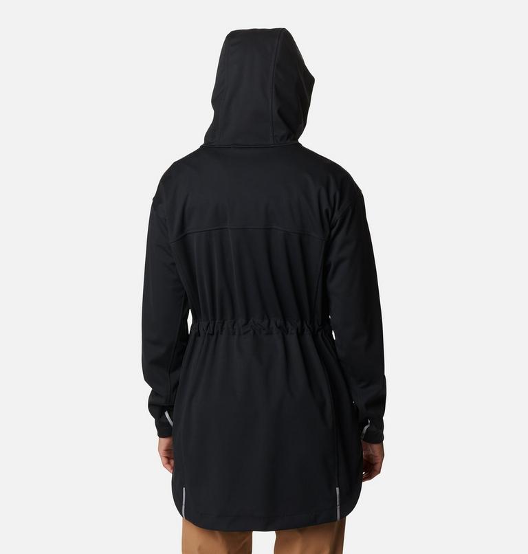 Women's Flora Park Softshell Jacket, Color: Black, image 2