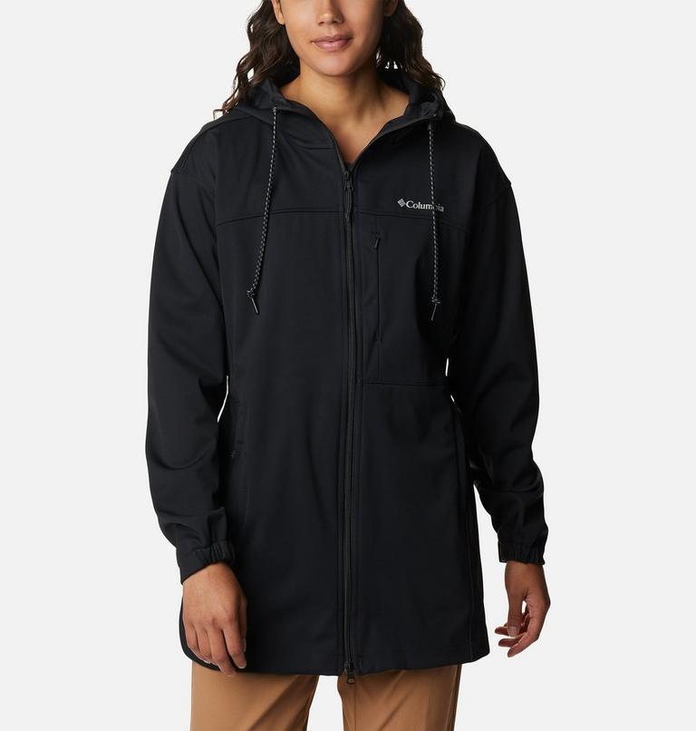 Women's Flora Park Softshell Jacket, Color: Black, image 1