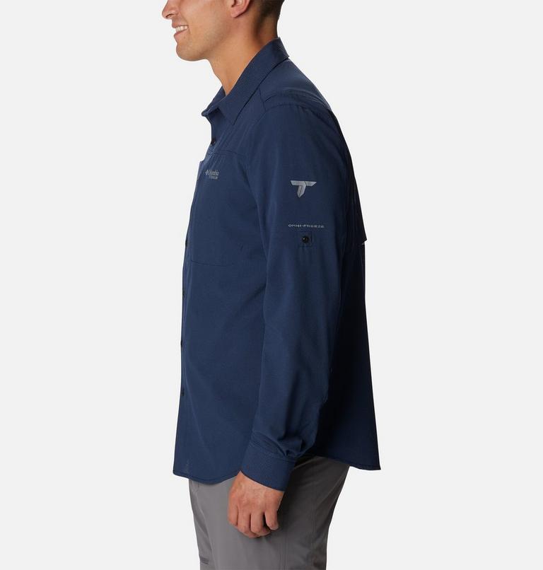 Men's Titan Pass 2.0 Irico Technical Shirt, Color: Collegiate Navy, image 3