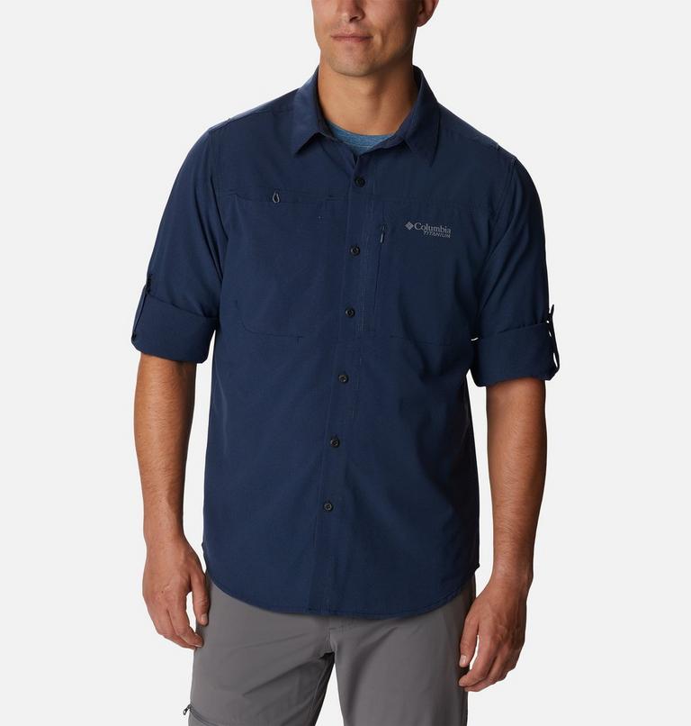 Men's Titan Pass 2.0 Irico Technical Shirt, Color: Collegiate Navy, image 5