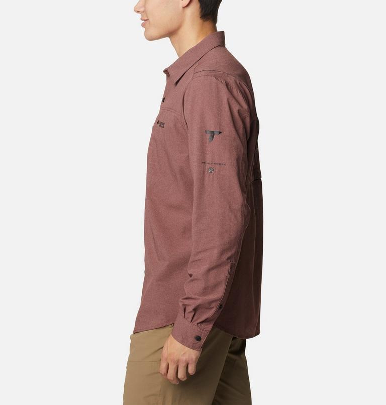M Titan Pass 2.0 Irico LS Shirt | 640 | L, Color: Light Raisin, image 3