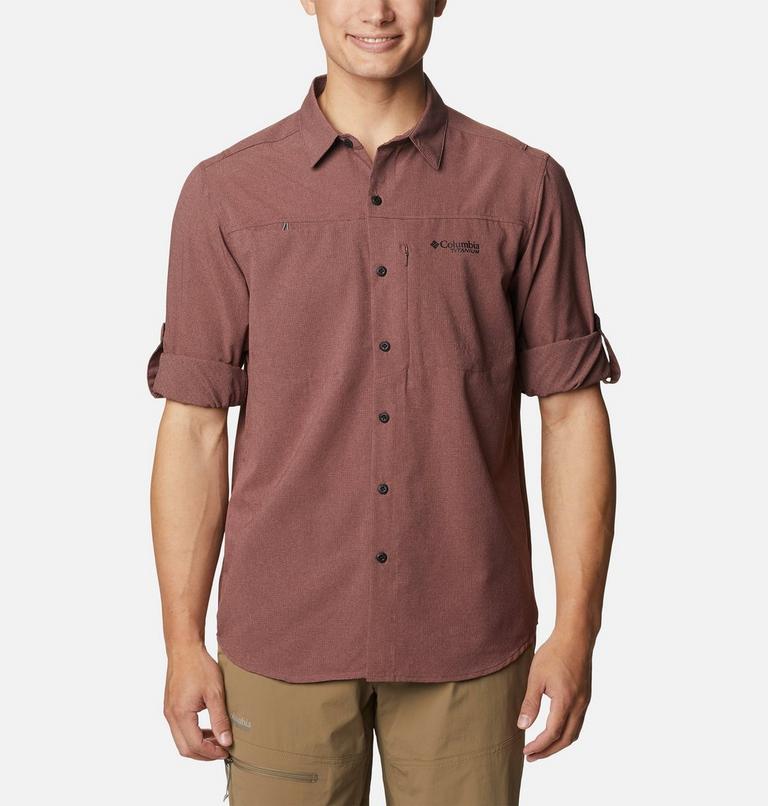 M Titan Pass 2.0 Irico LS Shirt | 640 | L, Color: Light Raisin, image 8
