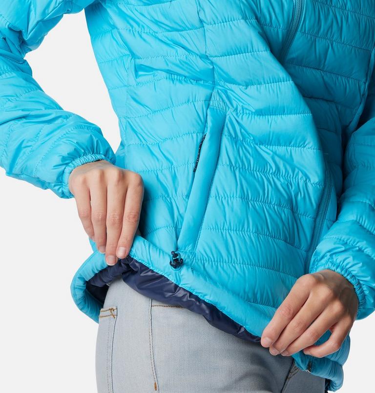 Women's Silver Falls Hooded Insulated Jacket, Color: Atoll, image 6