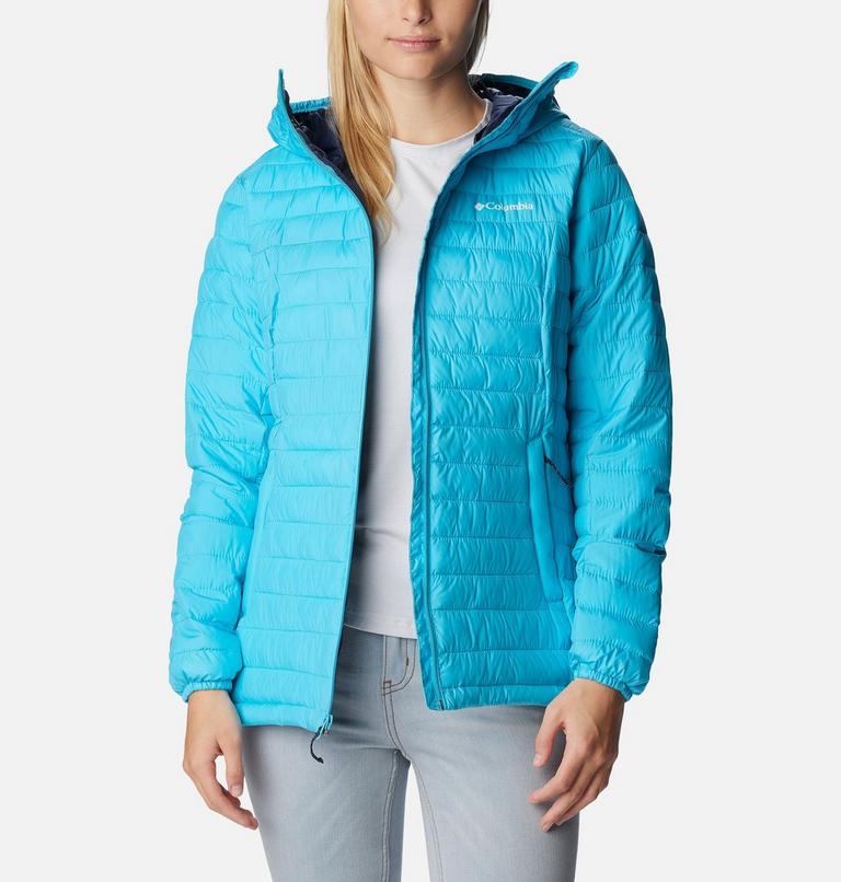 Women's Silver Falls Hooded Insulated Jacket, Color: Atoll, image 7