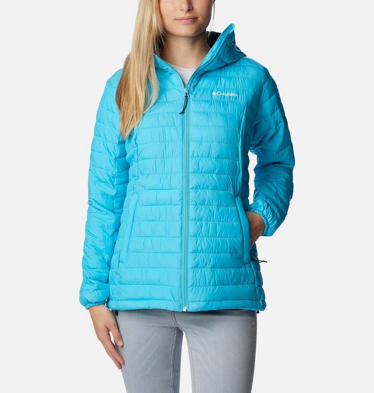 Women's Silver Falls Hooded Insulated Jacket, Color: Atoll, image 1