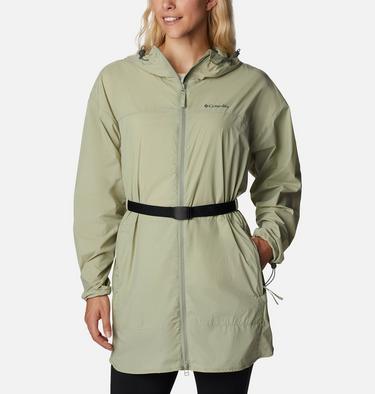 Women's Parkette Long Windbreaker, Color: Safari, image 1