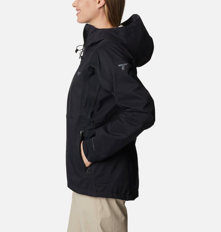 Women's Mazama Trail Waterproof Jacket, Color: Black, image 3