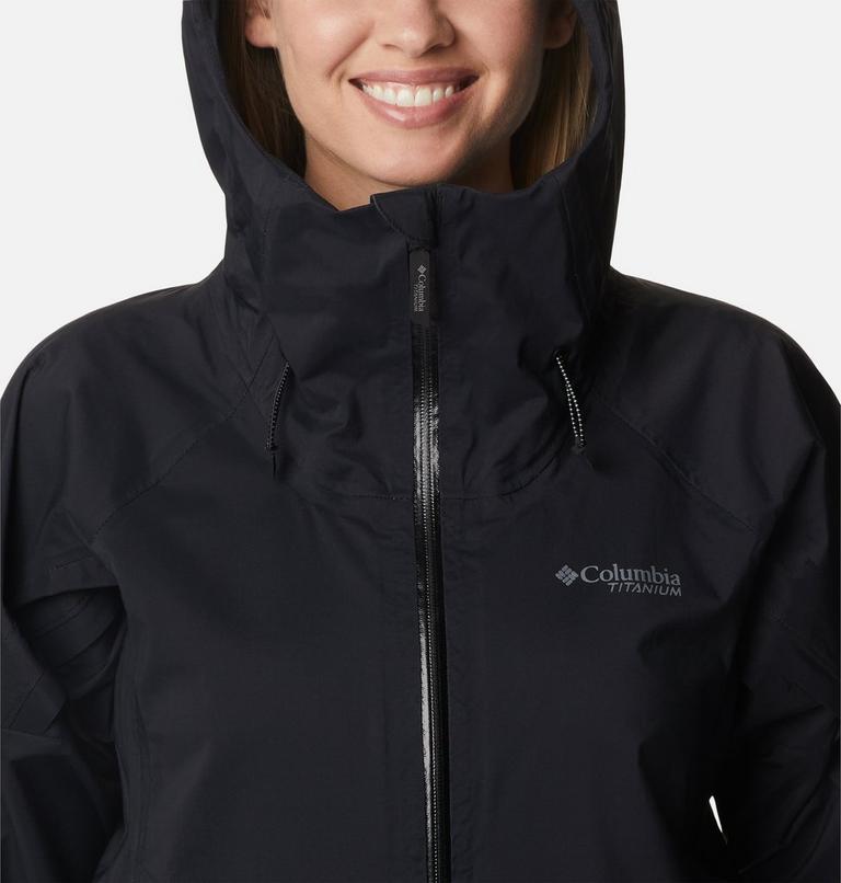 Women's Mazama Trail Waterproof Jacket, Color: Black, image 4