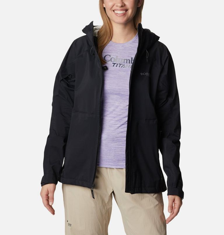 Women's Mazama Trail Waterproof Jacket, Color: Black, image 10